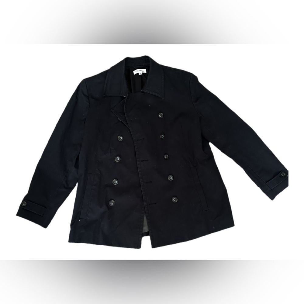 Men's Black Double-Breasted Jacket